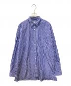 Plageプラージュ）の古着「BOYS BOX SHIRT　21-050-922-7000-3-0」｜ブルー