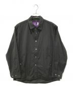 THE NORTHFACE PURPLELABELザ・ノースフェイス パープルレーベル）の古着「RIPSTOP SHIRT JACKETNY2104N」｜ブラック