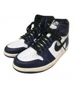 NIKEナイキ）の古着「Air Jordan 1 Retro High OG」｜ホワイト×ネイビー