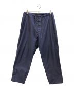 BLURHMSブラームス）の古着「Light Moleskin Easy Work Pants」｜ネイビー