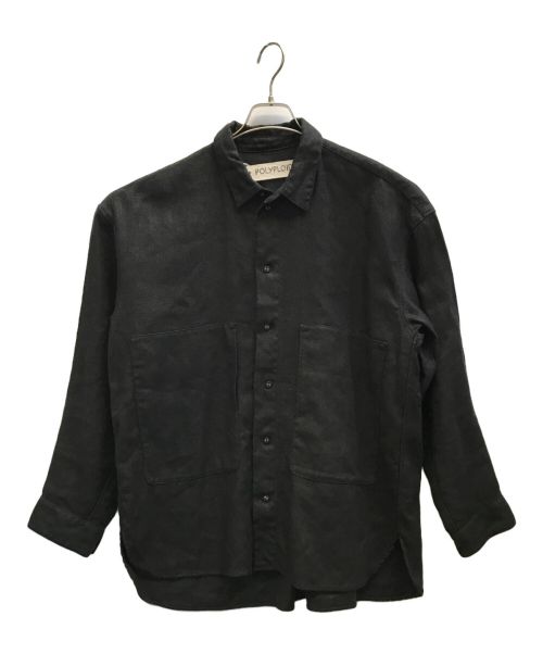 POLYPLOID（ポリプロイド）POLYPLOID (ポリプロイド) SHIRT JACKET B ブラック サイズ:4の古着・服飾アイテム