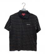 SUPREMEシュプリーム）の古着「Melvins Stripe S/S Polo」｜ブラック