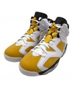 NIKEナイキ）の古着「AIR JORDAN 6 RETRO」｜ホワイト×イエロー