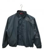 SUPREMEシュプリーム）の古着「Spellout Embroidered Track Jacket」｜ネイビー