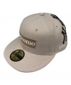 SUPREME×New Eraシュプリーム×ニューエラ）の古着「New York Yankees Box Logo New Era」｜ベージュ