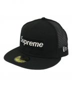 SUPREME×New Eraシュプリーム×ニューエラ）の古着「Box Logo Mesh Back New Era」｜ブラック