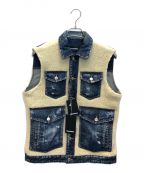 DSQUARED2ディースクエアード）の古着「Jeans vest」｜インディゴ