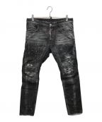 DSQUARED2ディースクエアード）の古着「TIDY BIKER JEANS」｜ブラック