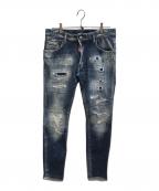 DSQUARED2ディースクエアード）の古着「SUPER TWINKY JEANS」｜インディゴ