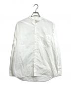 The CLASIKザ クラシック）の古着「COLLARLESS SHIRT」｜ホワイト