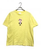 ANNA SUI×Hanesアナスイ×ヘインズ）の古着「[古着]プリントTシャツ」｜イエロー