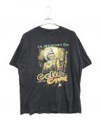 アーティストTシャツアーティストTシャツ）の古着「[古着]Celia cruz(セリアクルース) メモリアルTシャツ」｜ブラック