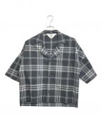 SUNSEAサンシー）の古着「Check Fried Shrimp Shirt」｜グレー