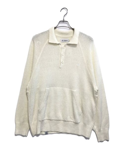 EVISEN（エビセン）EVISEN (エビセン) BOUCLE COLLARED KNIT ホワイト サイズ:L 未使用品の古着・服飾アイテム