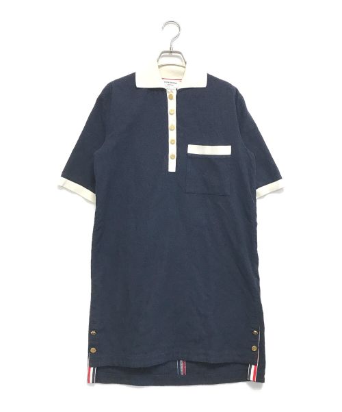 Thom Browne（トムブラウン）Thom Browne (トムブラウン) ポロシャツドレス ネイビー サイズ:38の古着・服飾アイテム