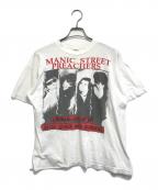 バンドTシャツバンドTシャツ）の古着「90s MANIC STREET PREACHERS(マニック・ストリート・プリーチャーズ) Tシャツ」｜ホワイト