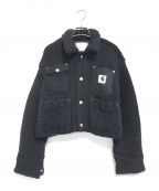 sacai×Carhartt WIPサカイ×カーハート ワークインプログレス）の古着「Knit Jacket Michigan」｜ブラック