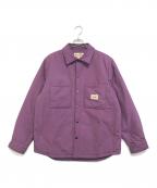 stussyステューシー）の古着「Padded Tech Over Shirt」｜パープル