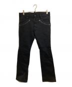 DSQUARED2ディースクエアード）の古着「Black Bull Cropped Flare Jeans」｜ブラック