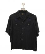 Needlesニードルズ）の古着「S/S COWBOY ONE-UP SHIRT」｜ネイビー