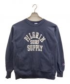 Champion REVERSE WEAVE×Pilgrimチャンピオン リバース ウィーブ×ピルグリム）の古着「スウェット」｜ネイビー