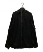 Y'sワイズ）の古着「TRIACETATE POLYESTER CREPE de CHINE ZIP UP RAGLAN BLOUSON」｜ブラック