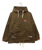 overprint×UNIVERSAL OVERALLオーバープリント×ユニバーサルオーバーオール）の古着「anorak parka」｜ブラウン