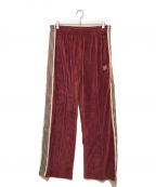 Needles×KEBOZニードルズ×ケボズ）の古着「VELOUR TRACK PANT」｜レッド