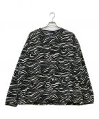 BoTTボット）の古着「Fleece Mock Neck Pullover　」｜ホワイト×ブラック