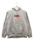 SUPREMEシュプリーム）の古着「Inside Out Box Logo Hooded Sweatshirt」｜グレー