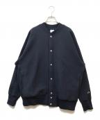 Champion REVERSE WEAVE×BEAMS by MIN-NANOチャンピオン リバース ウィーブ×ビームス バイ ミンナノ）の古着「別注リバースウィーブスウェットカーディガン」｜ネイビー