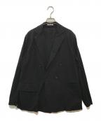 AURALEEオーラリー）の古着「HARD TWIST GABARDINE DOUBLE-BREASTED JACKET　A9SJ01PV」｜ブラック