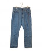 A BATHING APEアベイシングエイプ）の古着「CHAMPION REGULAR FIT DENIM PANTS」｜ブルー