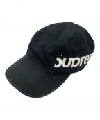 SUPREMEシュプリーム）の古着「side panel camp cap」｜ブラック