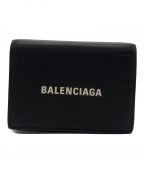 BALENCIAGAバレンシアガ）の古着「3つ折り財布」｜ブラック