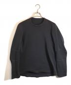 DESCENTEデサント）の古着「FUSIONKNIT PULLOVER SHIRT」｜ブラック