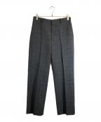 AURALEEオーラリー）の古着「BLUEFACED WOOL CHECK SLACKS」｜グレー