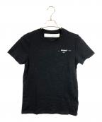 OFFWHITEオフホワイト）の古着「LOGO COTTON CREWNECK T-SHIRT」｜ブラック