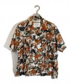 DAIRIKUダイリク）の古着「Tiger Open Collar Shirt」｜ブラウン