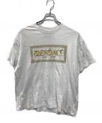 FENDI×VERSACEフェンディ×ヴェルサーチ）の古着「FENDACE LOGO TEE」｜ホワイト