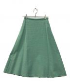 Ron Hermanロンハーマン）の古着「Cotton Melton Flare Skirt」｜グリーン