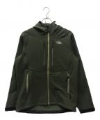 POLEWARDSポールワーズ）の古着「SOFTSHELL HOODIE」｜カーキ