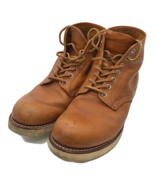 RED WING（レッドウィング）RED WING (レッドウィング) 6inch CLASSIC ROUND TOE ブラウン サイズ:27.5cmの古着・服飾アイテム