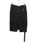 DRKSHDWダークシャドウ）の古着「RN DRAWSTRING PODS SHORTS DUST」｜ブラック