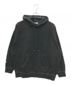 WIND AND SEA×DISNEYウィンダンシー×ディズニー）の古着「BLACK HOODED SHIRT(ブラック フーデッド シャツ)」｜ブラック