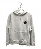 stussyステューシー）の古着「8 Ball Dot Hooded Sweat」｜グレー