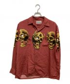 WACKO MARIAワコマリア）の古着「56 TATTOO STUDIO HAWAIIAN SHIRT」｜ボルドー