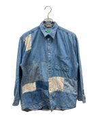 Slider Store×WEST'Sスライダーストアー×ウエスト）の古着「Used Remake Shirt」｜インディゴ