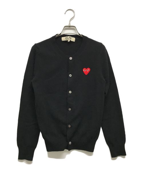 PLAY COMME des GARCONS（プレイ コムデギャルソン）PLAY COMME des GARCONS (プレイ コムデギャルソン) カーディガン ブラック サイズ:Ｍの古着・服飾アイテム