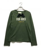 PINK HOUSEピンクハウス）の古着「ロングカットソー」｜グリーン